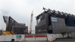 北九州スタジアム建設中・その1
