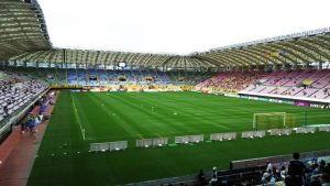 アウェイ側ゴール裏｜ユアテックスタジアム仙台