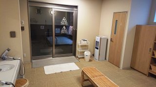脱衣場から見た大浴場|ホテルビスタ仙台