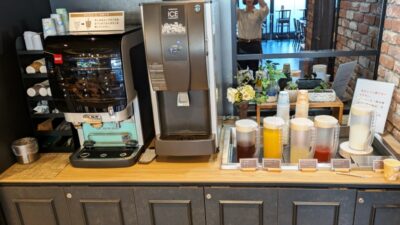 朝食のドリンク|スーパーホテルPremier仙台国分町天然温泉