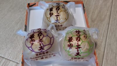 サッカーエース最中3種|フォンテーヌ府中屋