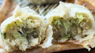 餃子の断面｜あじ助 掛川本店